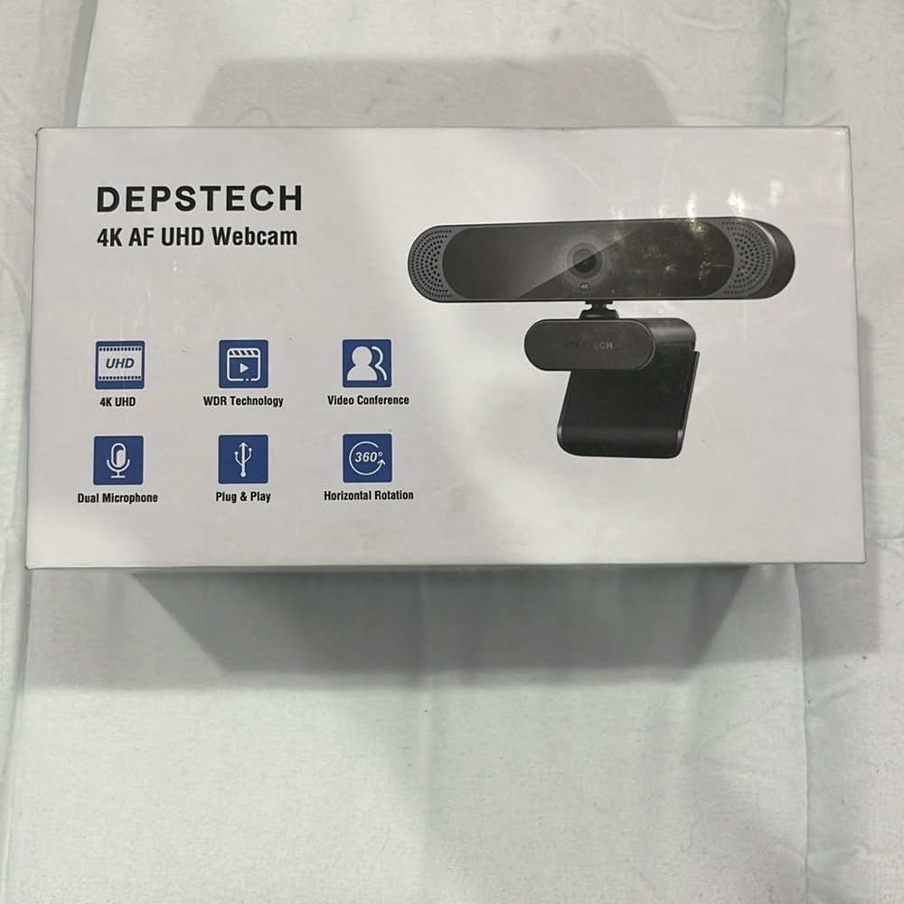 DEPSTECH 4K Webcam (Brand new in box)